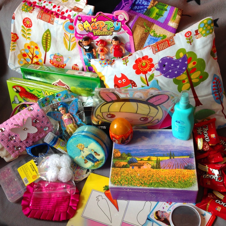 Посылочка от Леночки