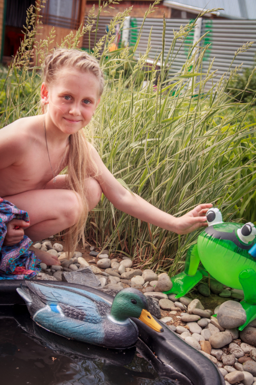 в гостях на даче :))