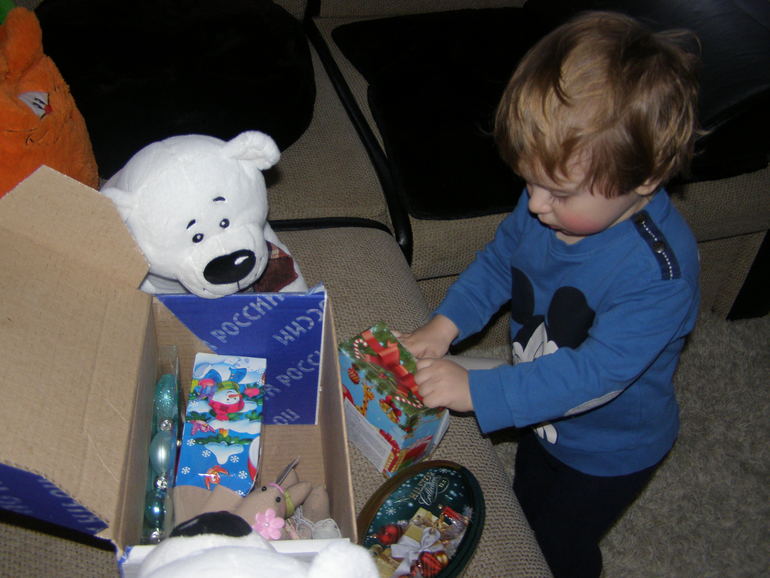 Новогодняя посылочка