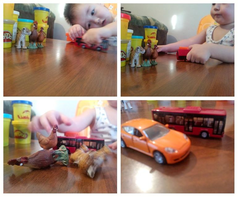 Автобус и легковая машина