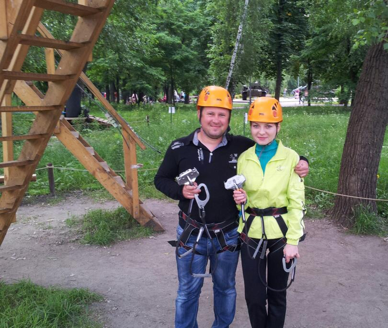 Отметили 8-ю годовщину свадьбы...