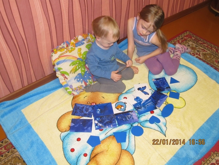 ТН "Цвета" Синий и зеленый