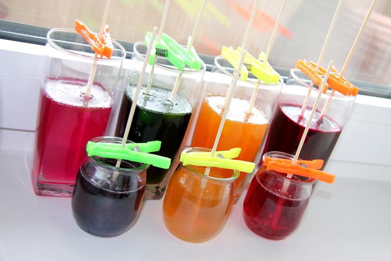 сладкая наука: леденцы-кристаллы