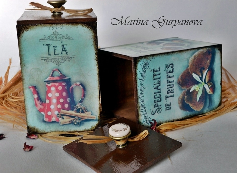 в предверии весны... мои вкусненькие и уютные коробочки