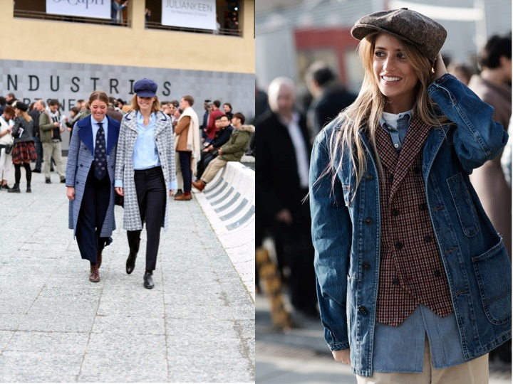 Женские образы на Pitti Uomo 2014