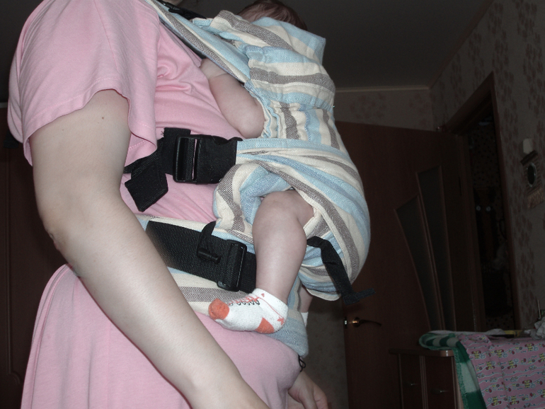 посмотрите,правильно ли одела эргомай?