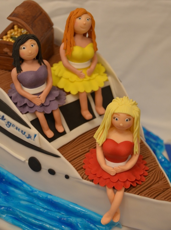 Катер с девочками