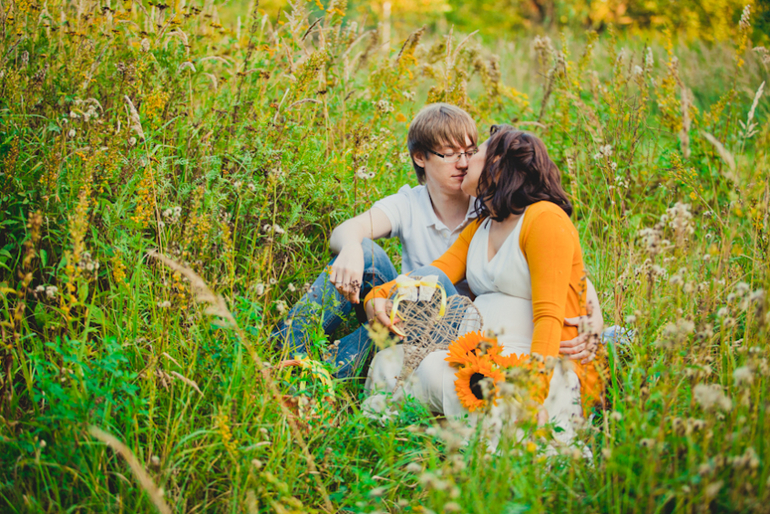 Фотосессия беременности для Оли и Жени