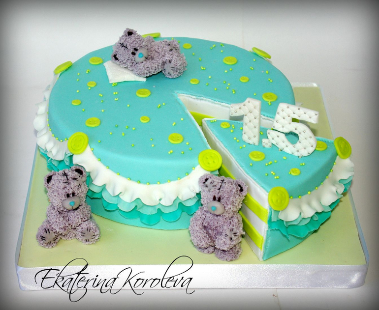 С мишками, для мальчика!