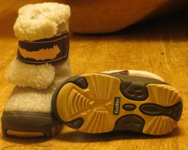 Валенки фирмы Zebra, р-р 21-22