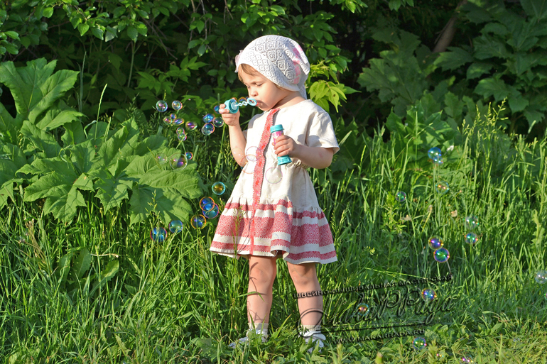 Льняное платье