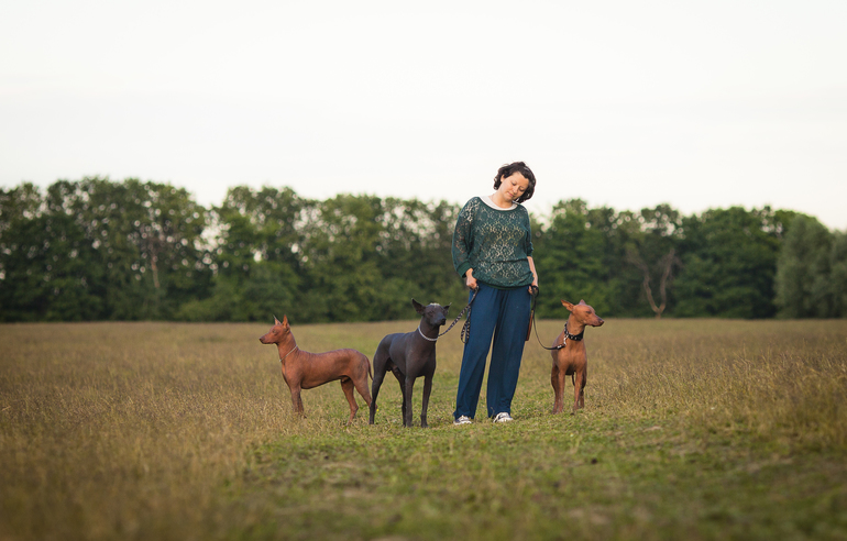 На прогулке в поле))