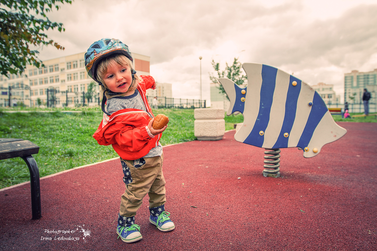 Конец лета, велосипед и голуби ...