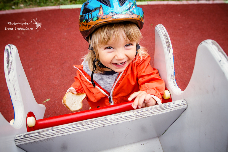 Конец лета, велосипед и голуби ...