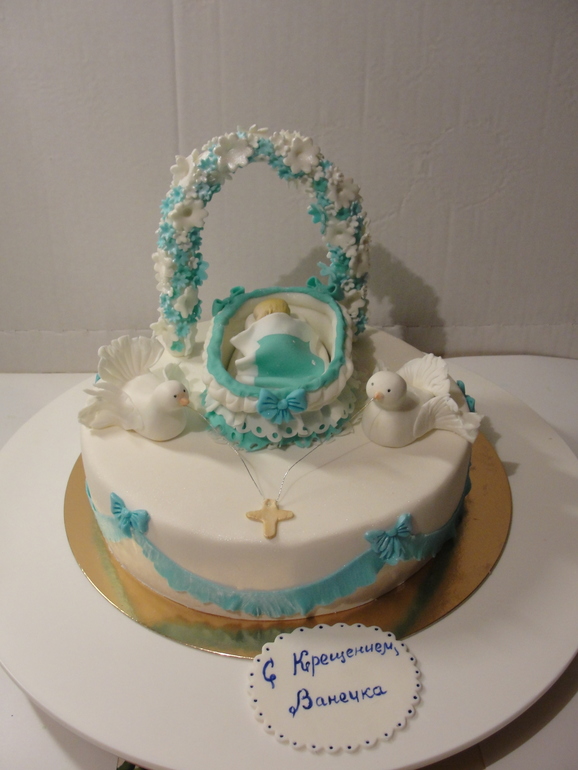 тортик на крестины