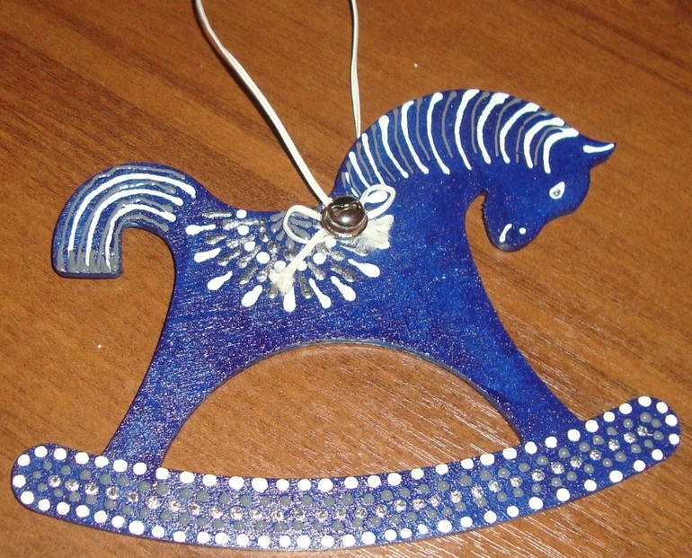 Декупажные лошадки