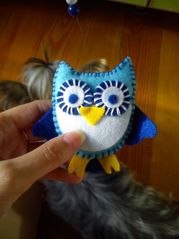 Мобиль из фетра