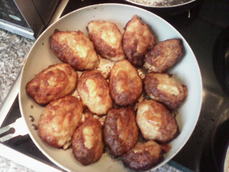 котлетки запеченные с сыром