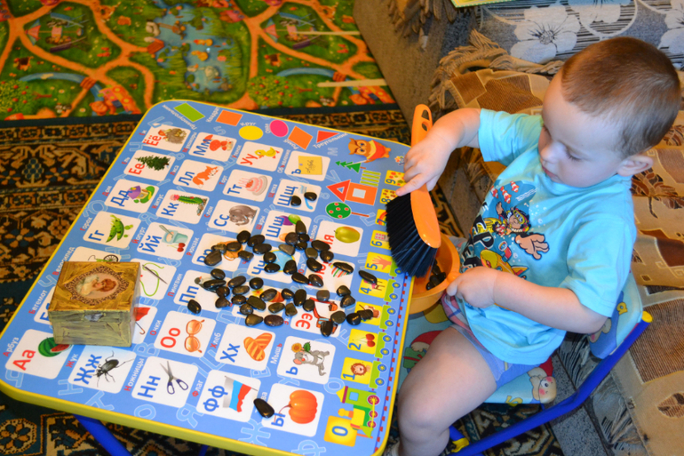 Наши развивающие занятия в 2 года