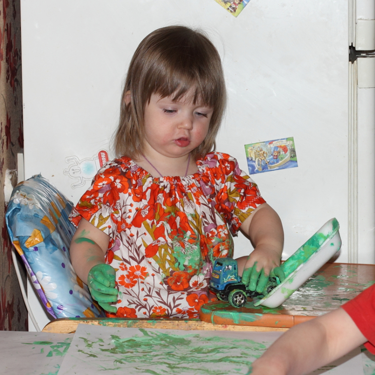 Художка он-лайн. Рисование штампами