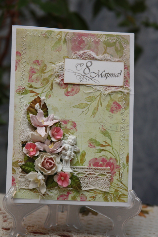 Мои открыточки и шоколадницы.