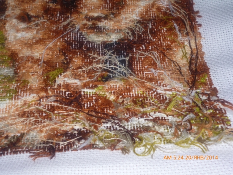 помогите оценить вышивки.