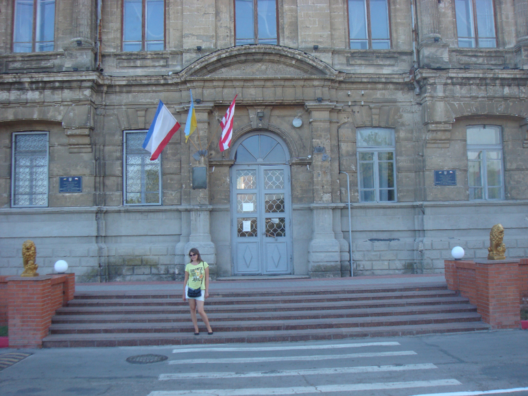 Первый раз увидела море в Крыму.