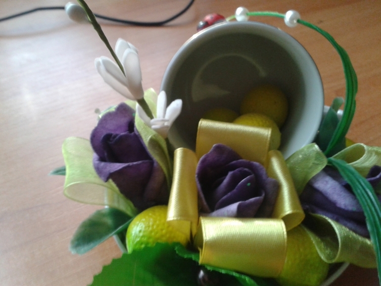 К пасхе и не только цветочные композиции...