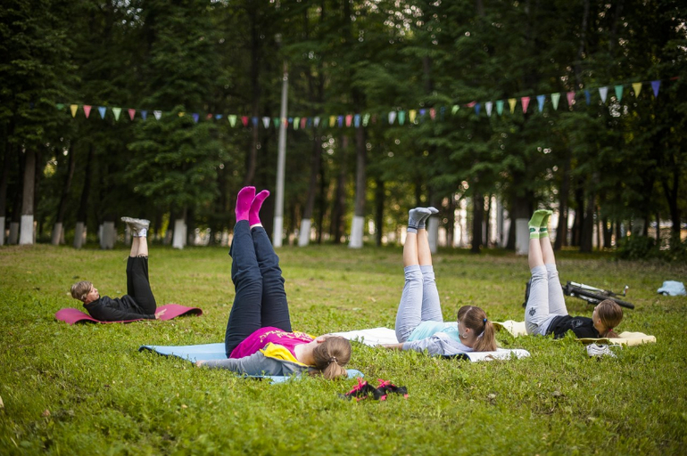Зарядка с элементами йоги. Сурья Намаскар и Око Возрождения