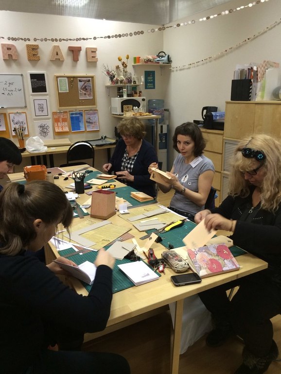 Фотоотчет с МК по мужскому блокноту.