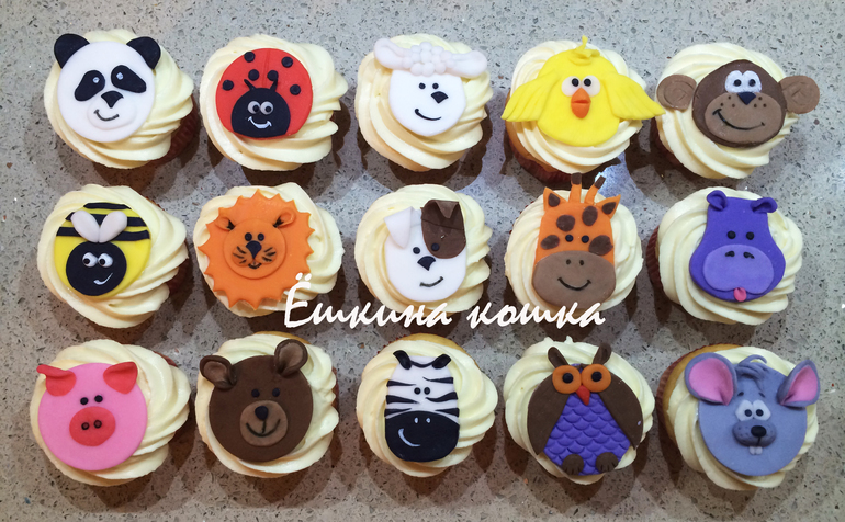Капкейки в детский сад