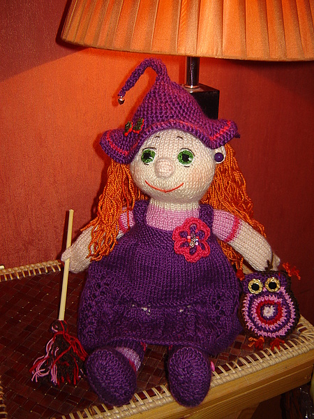 Наша фиолетовая ведьмочка..
