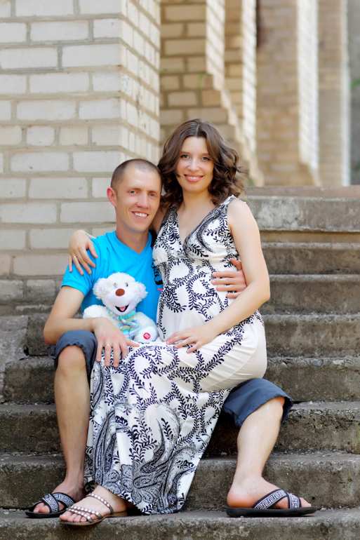 Наша семейно-пузатая фото-сессия)))