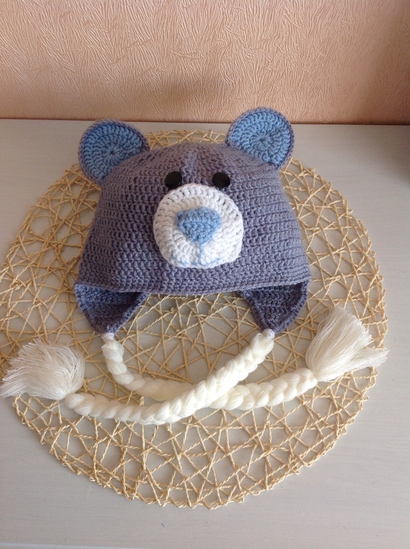 Шапка "мишка Тедди"