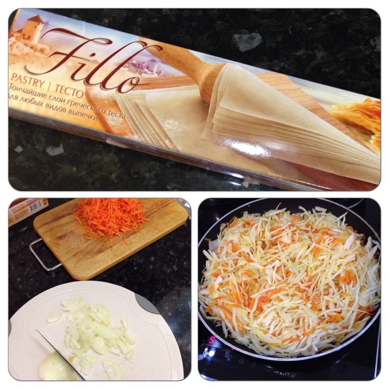 Пирожки с капустой из теста ФИЛЛО