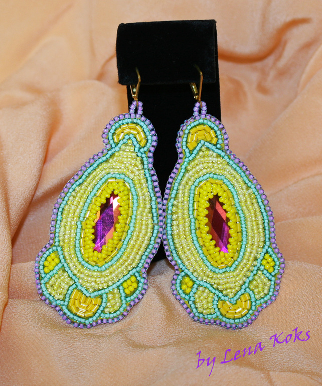 Серьги,ручная работа!