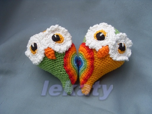 Совята -валентинки