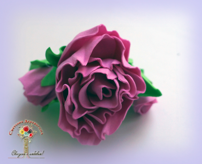 Берет "Весенняя нежность..."