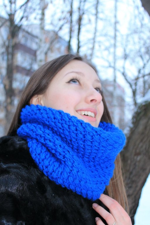 Как называется узор которым связан снуд? Подскажите плиз*)