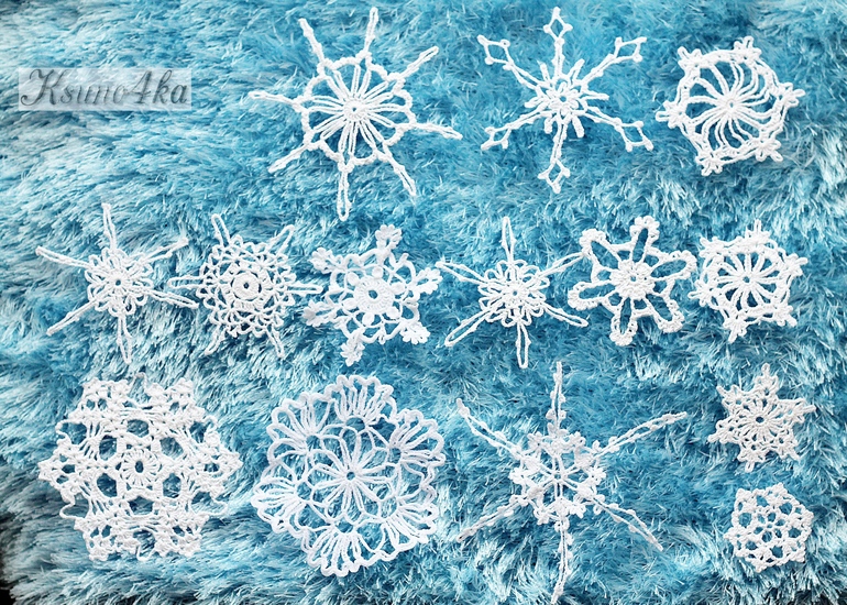 Белые снежинки...