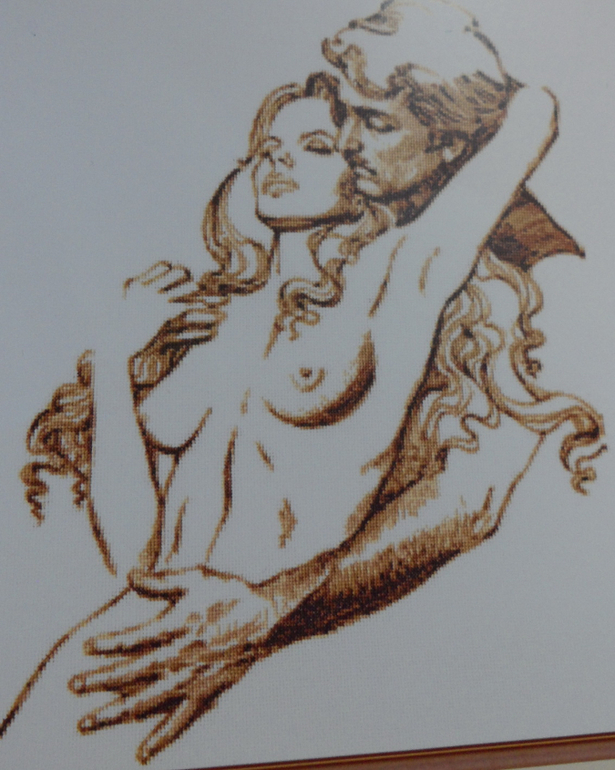 Мои вышивальные процессы...