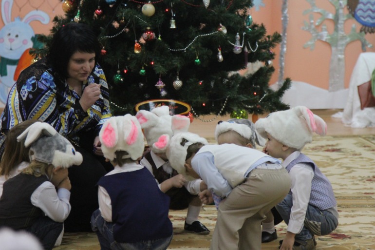 Новый год в саду)