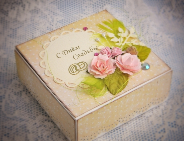 Свадебное(коробочка и конверт)