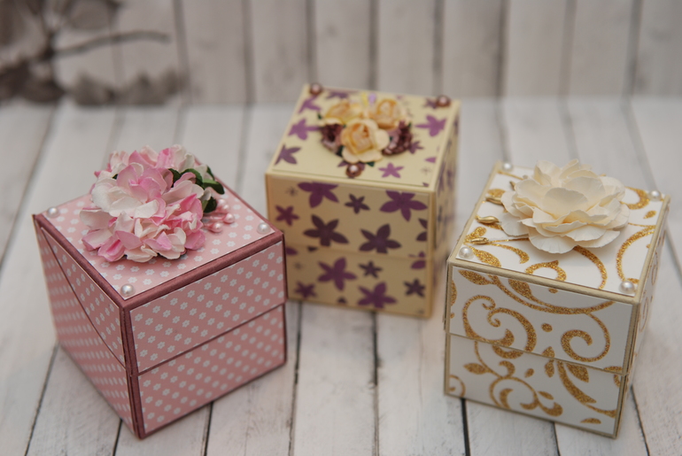 Коробочки к Пасхе, открытка