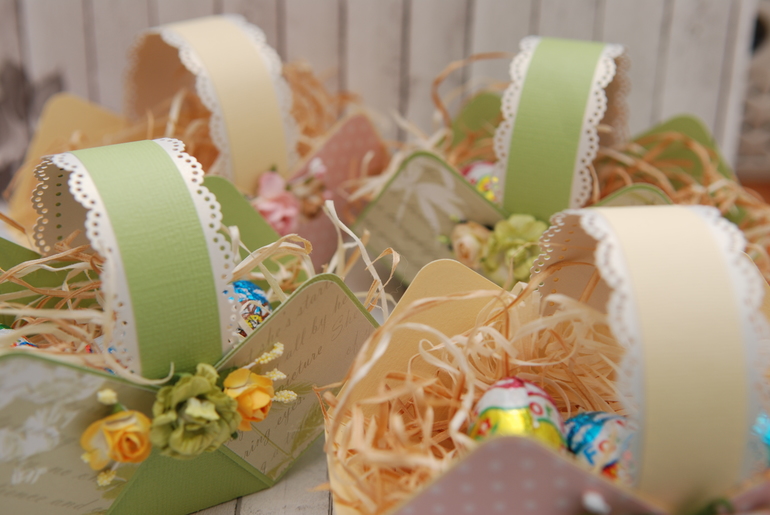 Корзиночки к Пасхе.