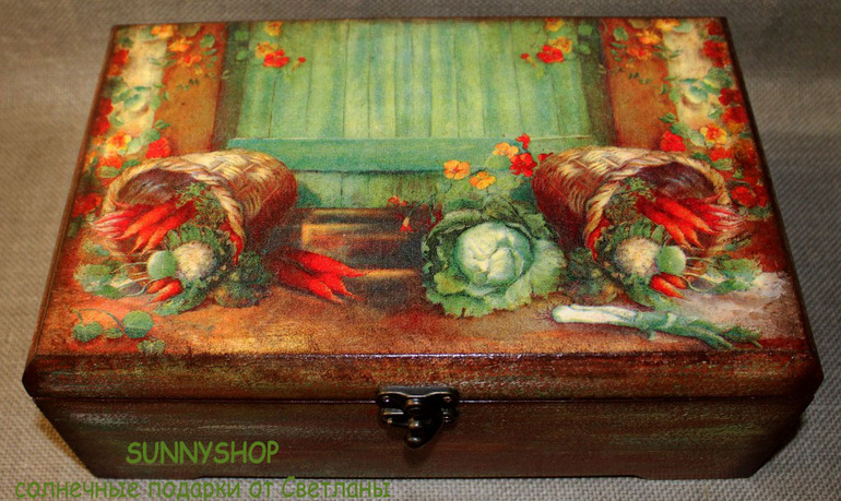 Большие шкатулки для хранения семян