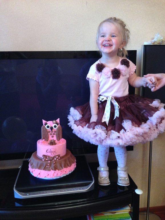 Наш тортик на 2-х летие!