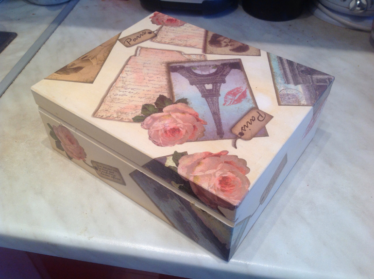 Шкатулка "Парижские письма"