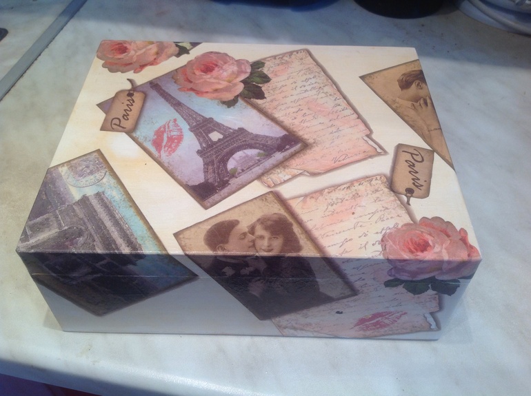 Шкатулка "Парижские письма"