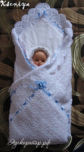 плед на выписку...